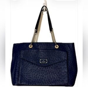 Kate Spade Halsey A La Vida Leather Textured Tote